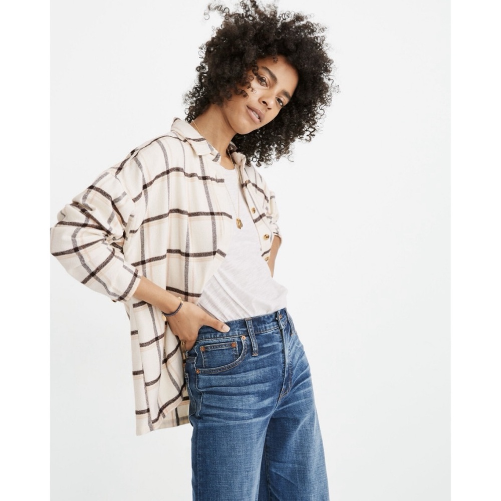 Madewell Flannel Bromley Shirt in Northall Plaid